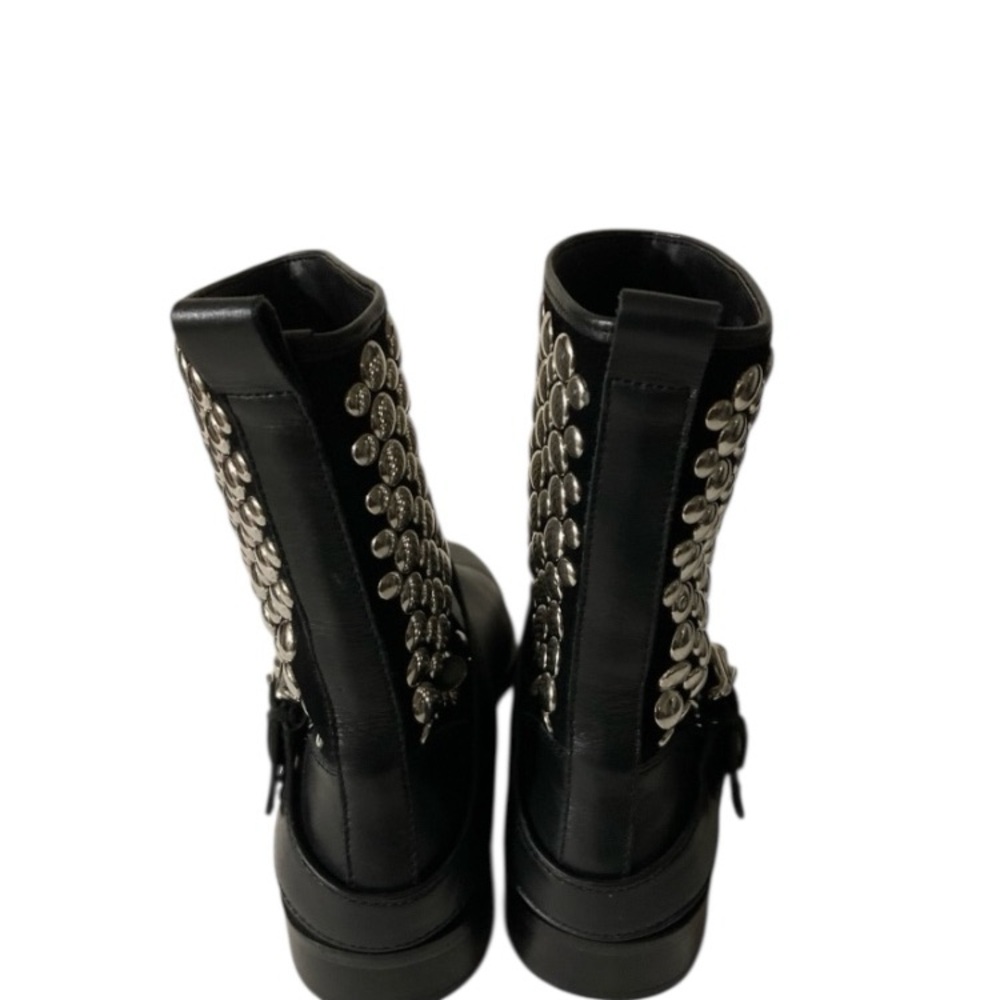 Rebecca Minkoff Saida Studded Leather Boots, Sz 7.5 - Picture 5 of 12